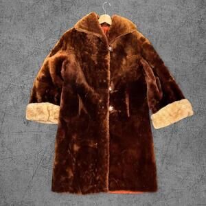 Vintage 1960s New York Furs Sheared Beaver Fur Coat
